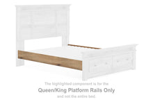 Load image into Gallery viewer, Makidern - Queen/King Platform Rails - Tan
