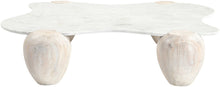Load image into Gallery viewer, Liona - Marble And Acacia Wood Coffee Table

