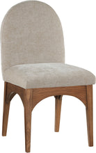 Load image into Gallery viewer, Waldorf - Chenille Dining Side Chair With Brown Legs
