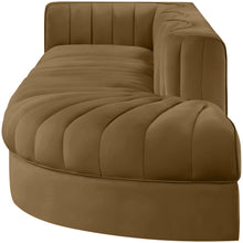 Load image into Gallery viewer, Rummi - Velvet Performance Fabric Upholstered 4 Piece Modular Sectional With Reverse Corner Chair
