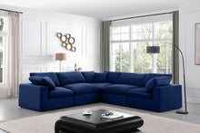 Load image into Gallery viewer, Comfy - 5 Piece Velvet Modular Corner Sectional
