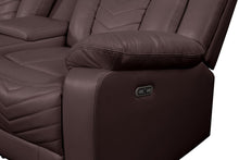 Load image into Gallery viewer, Galaxy Home Challenger Reversible Sectional Brown
