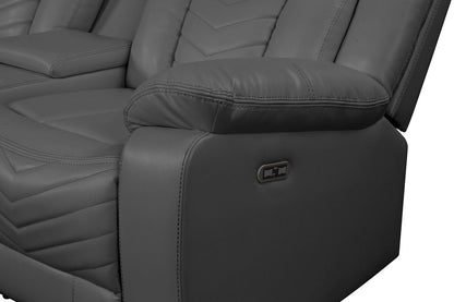 Galaxy Home Challenger Reversible Sectional Gray