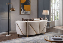 Load image into Gallery viewer, Galaxy Home Chanelle Loveseat in Cream
