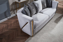 Load image into Gallery viewer, Galaxy Home Chanelle Loveseat in Gray
