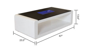 Galaxy Home Chelsea Coffee Table in White - Ego Home Furniture