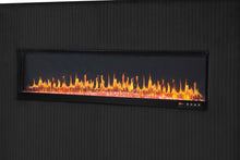 Load image into Gallery viewer, Galaxy Home Lizelle King Bed in with Ambient Lighting in Black
