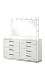 Load image into Gallery viewer, Galaxy Home Coco Solid Wood Mirror Milky White
