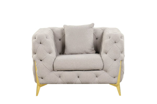 Galaxy Home Contempo Chair in Light Gray image
