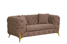 Load image into Gallery viewer, Galaxy Home Contempo Loveseat in Mocha
