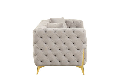 Galaxy Home Contempo Loveseat in Grey