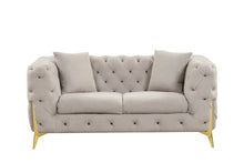 Load image into Gallery viewer, Galaxy Home Contempo Loveseat in Grey image
