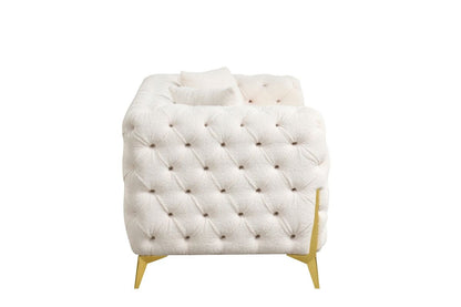 Galaxy Home Contempo Loveseat in Beige