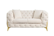 Load image into Gallery viewer, Galaxy Home Contempo Loveseat in Beige image
