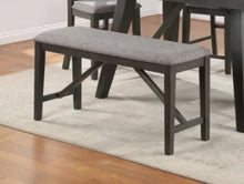 Load image into Gallery viewer, Crown Mark Furniture Rufus Bench in Dark Gray image
