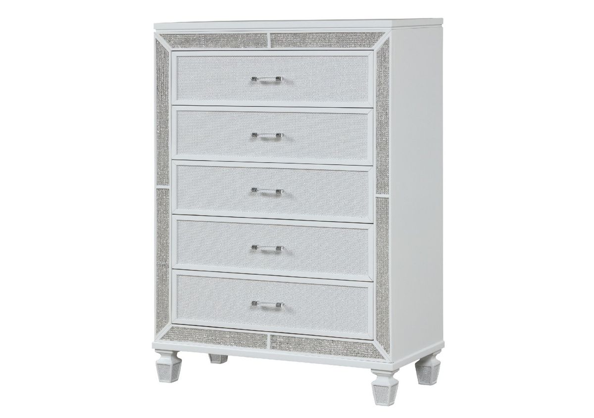 Galaxy Home Crystal Chest in White image