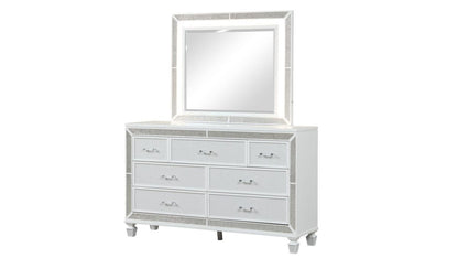 Galaxy Home Crystal Mirror in Black