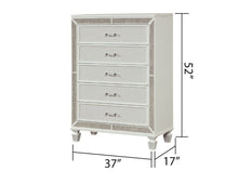 Load image into Gallery viewer, Galaxy Home Crystal Chest in White - Ego Home Furniture
