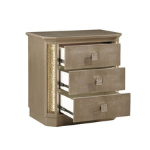 Load image into Gallery viewer, Galaxy Home Medusa Nightstand Gold - Ego Home Furniture
