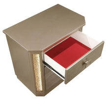 Load image into Gallery viewer, Galaxy Home Medusa Nightstand Gold - Ego Home Furniture
