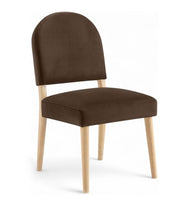 Load image into Gallery viewer, Varinelle - Velvet Dining Chair (Set of 2) - Natural Frame

