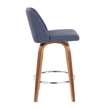 Load image into Gallery viewer, Toriano - Mid-Century Modern Fixed Height Counter Stool With Round Footrest (Set of 2)
