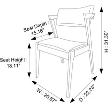 Load image into Gallery viewer, Edwin - Mid-Century Modern Dining Chair (Set of 2)
