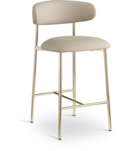 Load image into Gallery viewer, Lupita - Counter Stool With Brushed Gold Frame (Set of 2)
