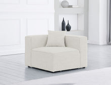Load image into Gallery viewer, Cube - Linen Corner Chair
