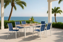 Load image into Gallery viewer, Nizuc - Outdoor Patio Dining Chair With White Frame (Set of 2)
