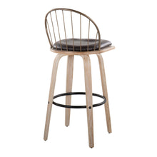 Load image into Gallery viewer, Riley - Industrial / Urban Fixed Height Barstool With Swivel With Removable Cushion (Set of 2)
