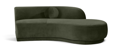 Avra - 86" Velvet Performance Fabric Upholstered Sofa