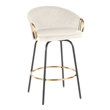 Load image into Gallery viewer, Claire - Contemporary / Glam Counter Stool (Set of 2)
