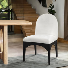 Load image into Gallery viewer, Waldorf - Chenille Dining Side Chair With Black Legs
