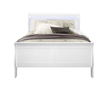 Load image into Gallery viewer, Charlie - Twin Bed With LED Side Rails - White
