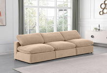 Load image into Gallery viewer, Comfy - Velvet Modular Armless Sofa 3 Seats
