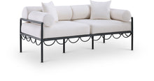 Load image into Gallery viewer, Portofino - Resilient Water Repellent Fabric 69.75" Upholstered Outdoor Patio Loveseat
