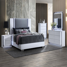 Load image into Gallery viewer, Moon - Smooth Nightstand With LED - White
