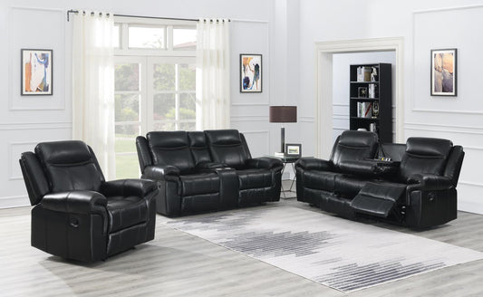 U105 - Motion Loveseat - Black