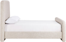 Load image into Gallery viewer, Fira - Linen Textured Fabric Upholstered Bed
