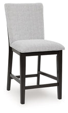 Load image into Gallery viewer, Neymorton - Upholstered Barstool (Set of 2) - Dark Grayish Brown
