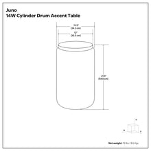 Load image into Gallery viewer, Juno - Cast Aluminum Side Table - Black
