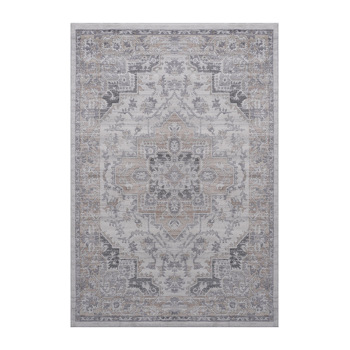 Marfi - 6' X 9' Oriental Area Rug - Ivory / Beige