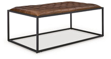 Load image into Gallery viewer, Junsor - Cocktail Ottoman - Brown / Black
