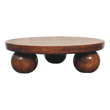 Load image into Gallery viewer, Central Ball Table - Chestnut
