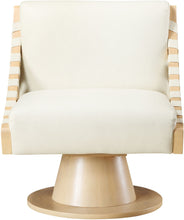 Load image into Gallery viewer, Millwin - Swivel Accent Chair With Natural Base

