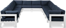 Load image into Gallery viewer, Nizuc - Outdoor Patio 12 Piece Modular Sectional With White Frame
