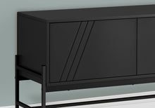 Load image into Gallery viewer, TV Stand, Modern Design Console, Media Entertainment Center, Storage Cabinet, Contemporary &amp; Modern - Black
