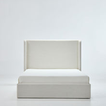 Load image into Gallery viewer, Carmen - Minimalist Upholstered Wingback Bed Frame With High Headboard

