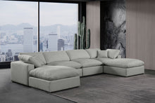 Load image into Gallery viewer, Comfy - 6 Piece Linen Modular Double Chaise Sectional
